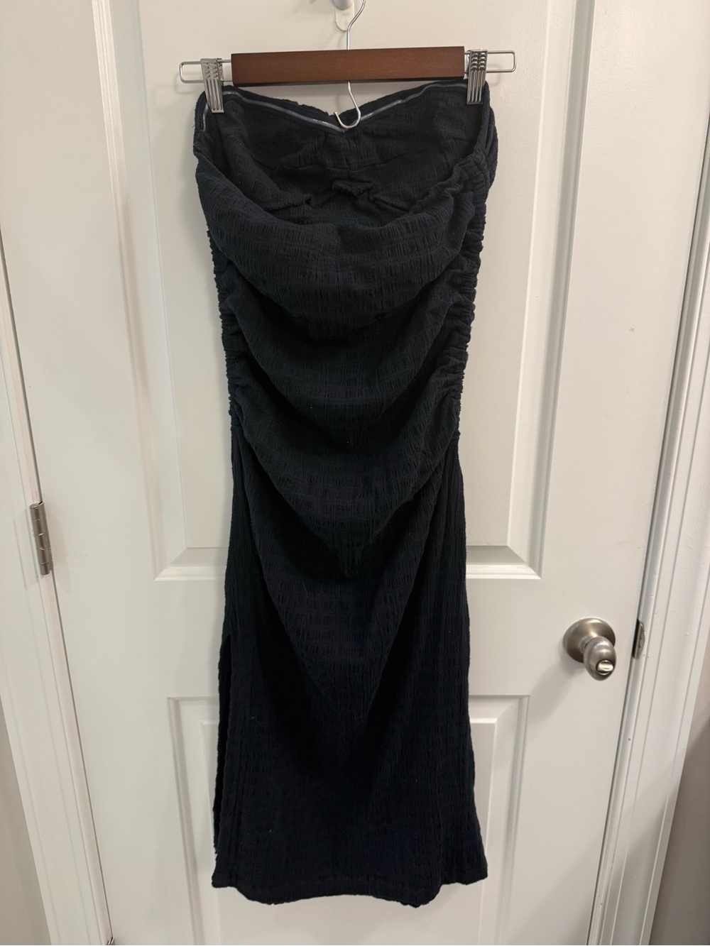 Free People free-est Navy Brandie Tibe Midi Dress - Picture 4 of 5